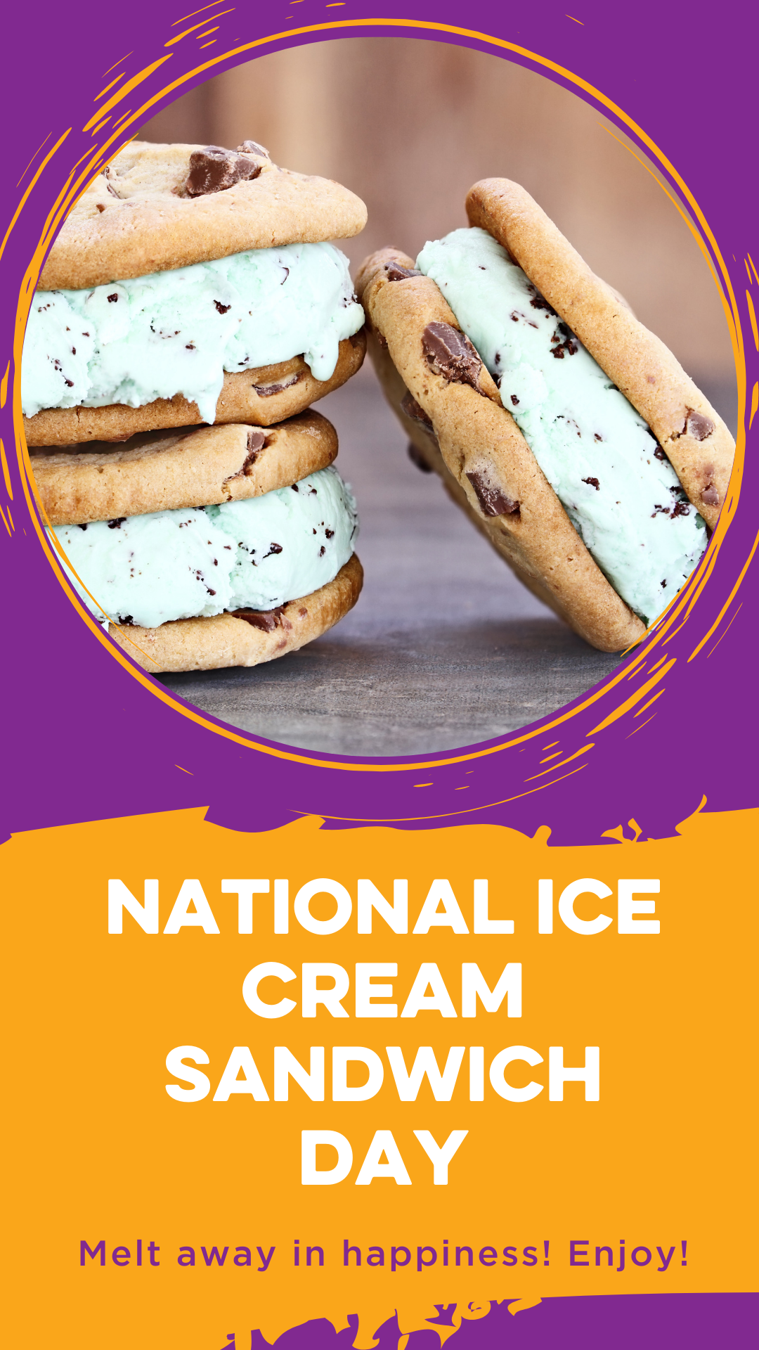 National Ice Cream Sandwich Day Messages Images August, 53 OFF