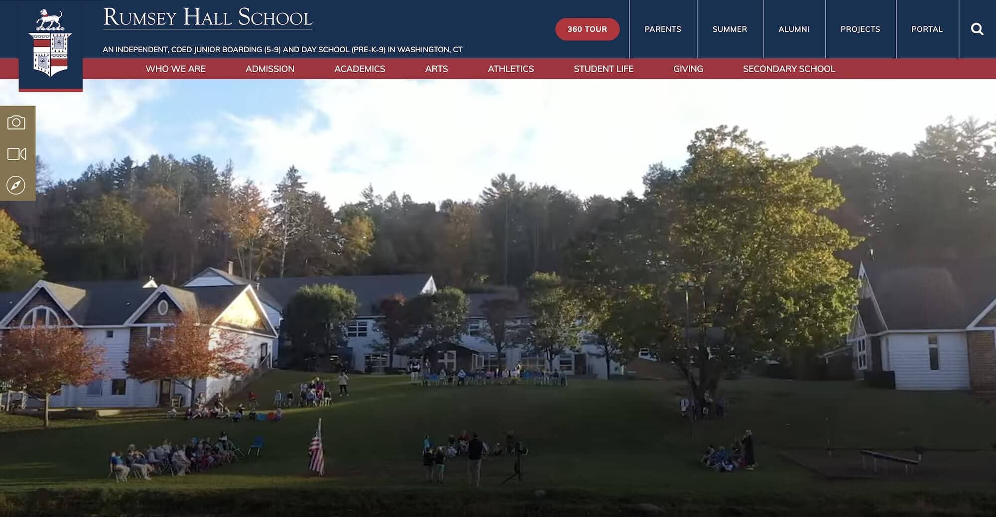 Rumsey Hall School in Washington, Connecticut