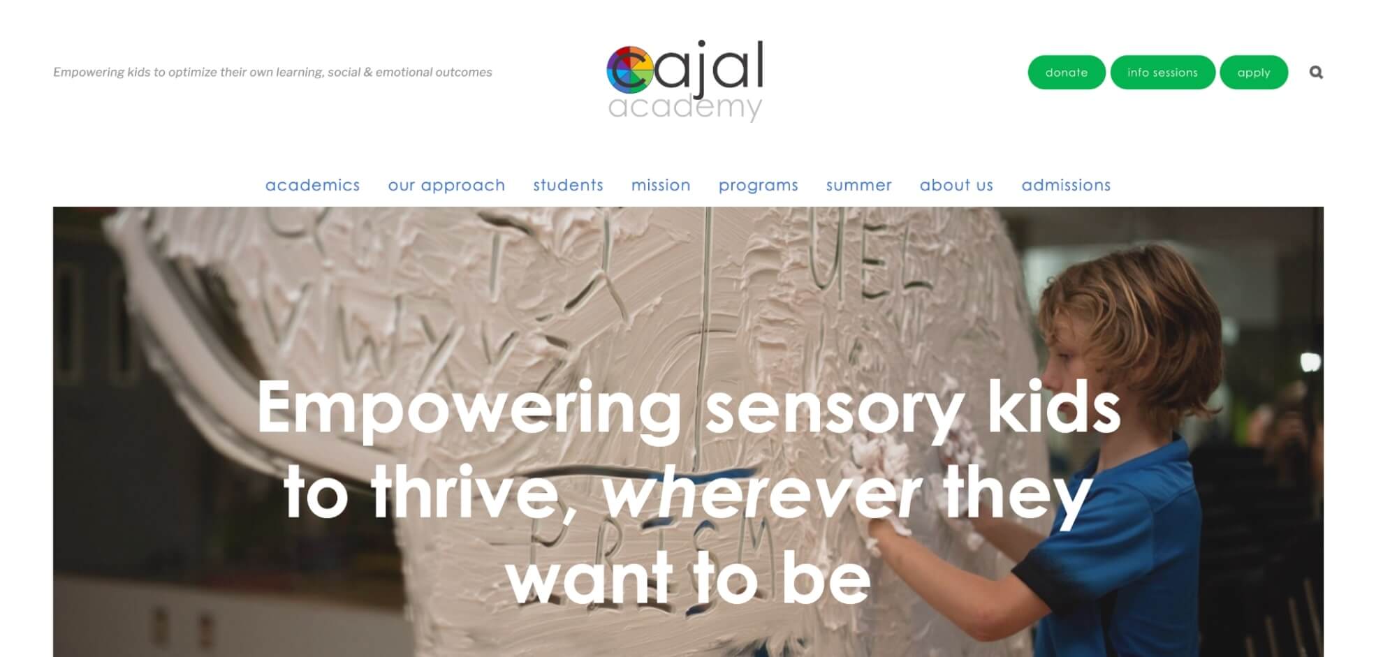 Cajal Academy homepage
