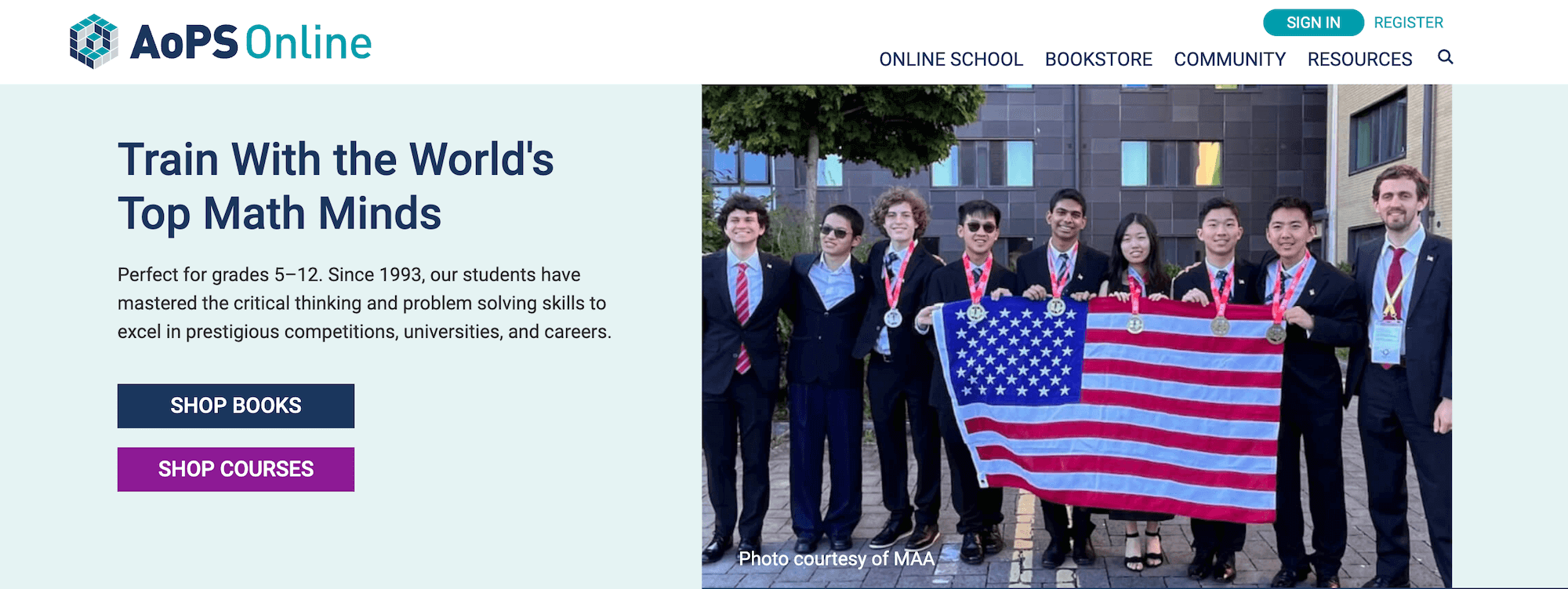 Art of Problem Solving (AoPS) homepage: Train with the World's Top Math Minds