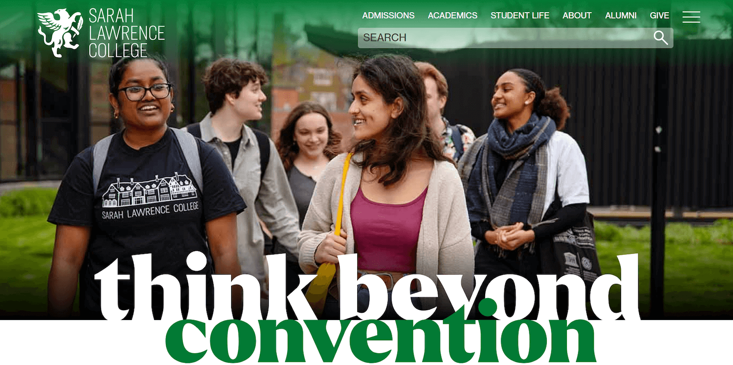 Sarah Lawrence College homepage: Summer Writers Workshop for High School Students