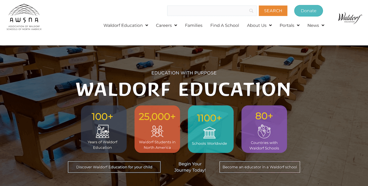 Waldorf Education homepage