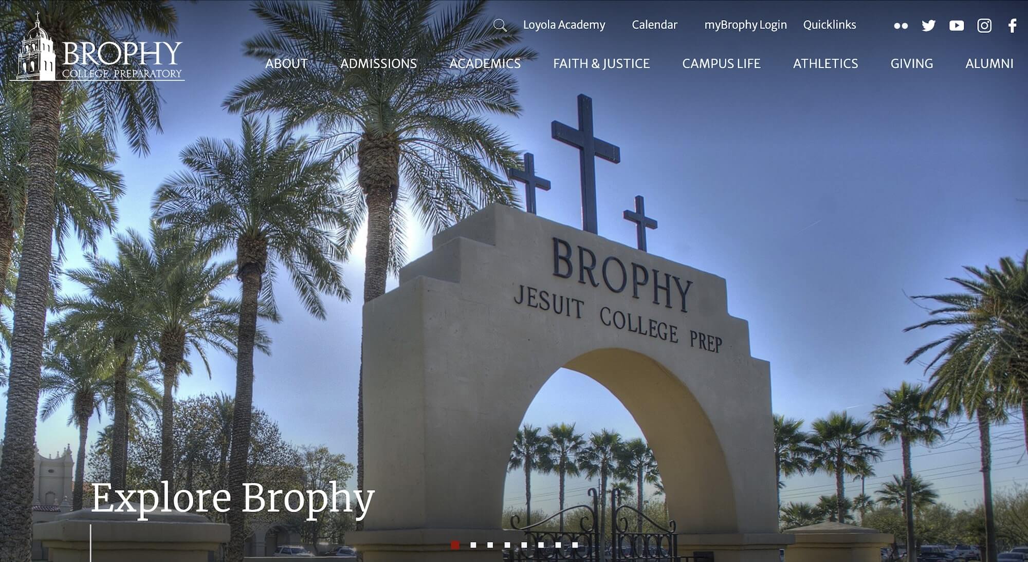Brophy College Preparatory homepage