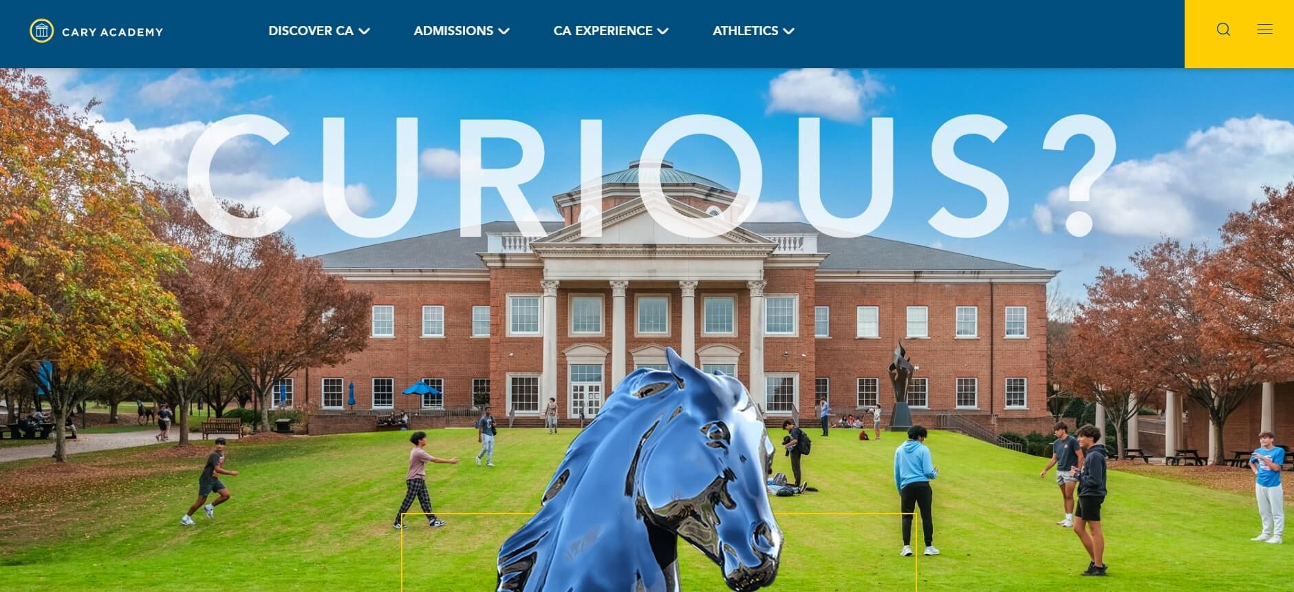 Cary Academy homepage
