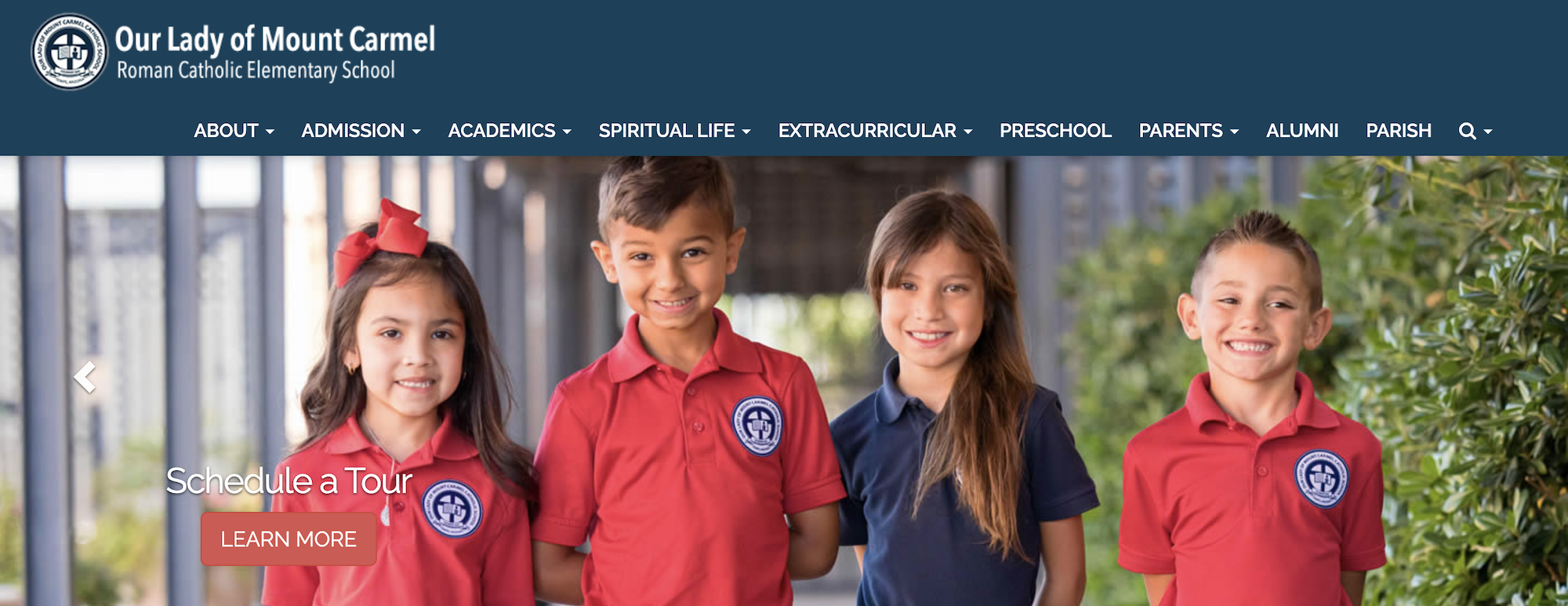 Our Lady of Mount Carmel homepage