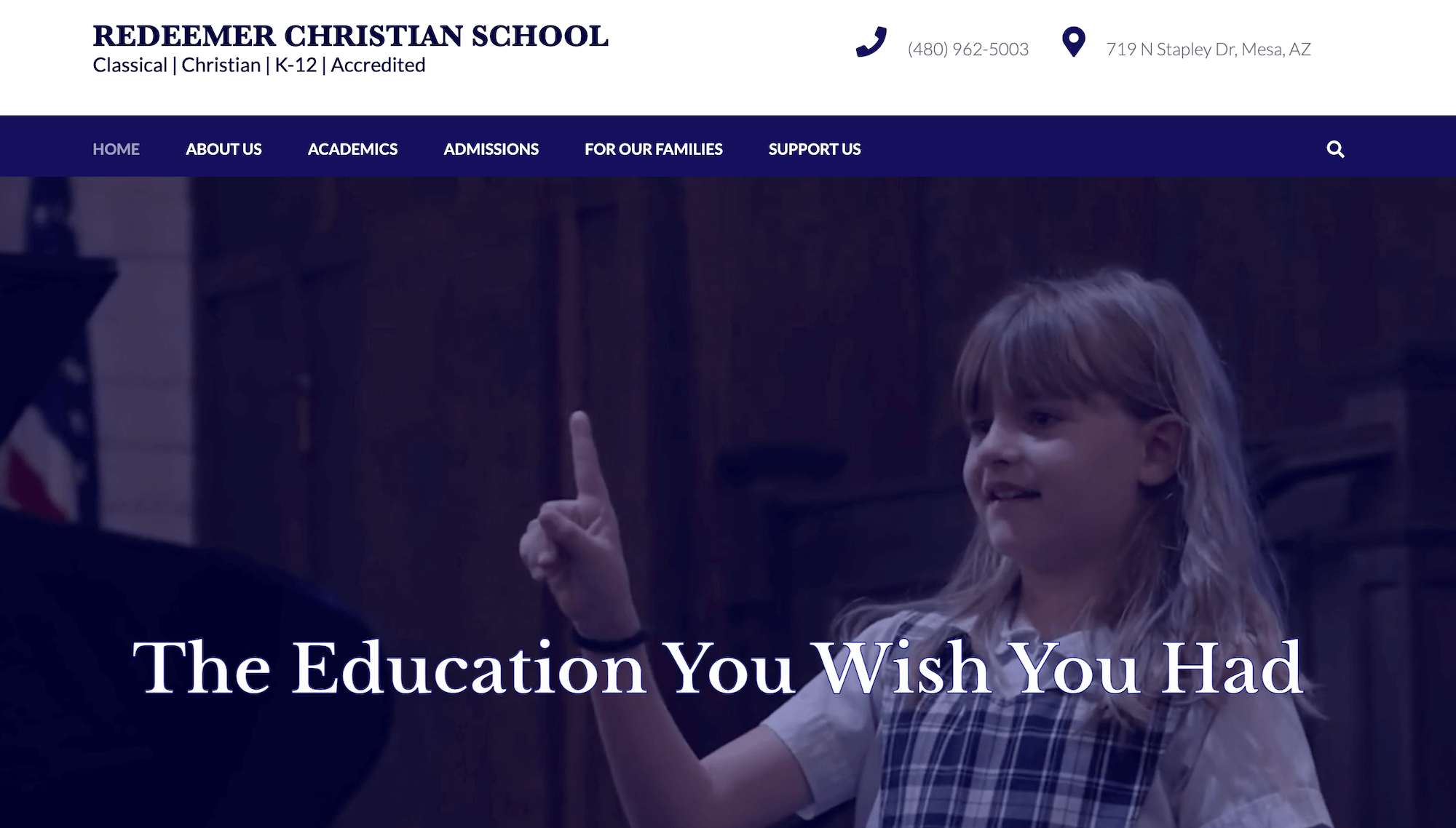 Redeemer Christian School homepage