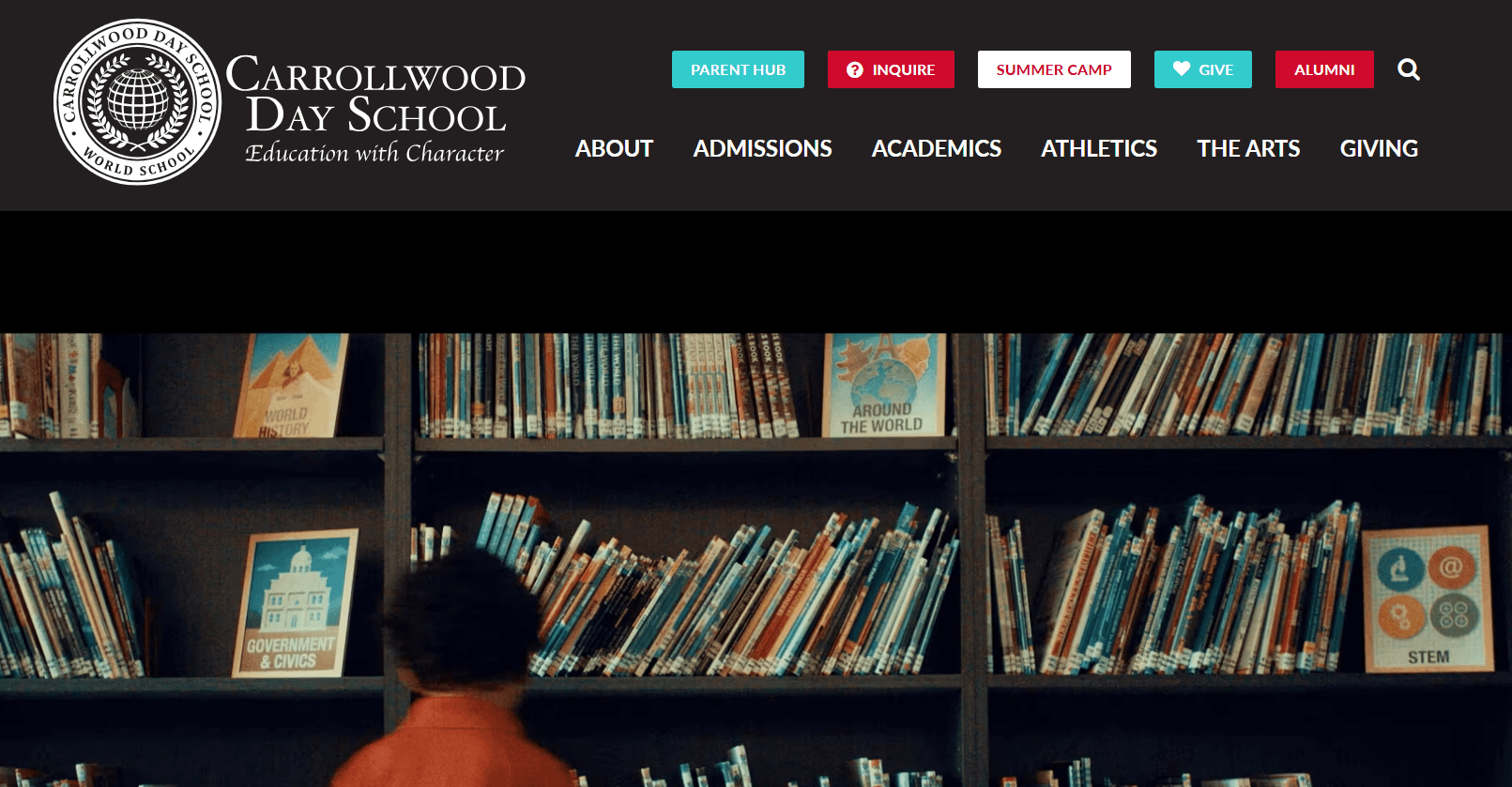 Carrollwood Day School homepage: Education with Character