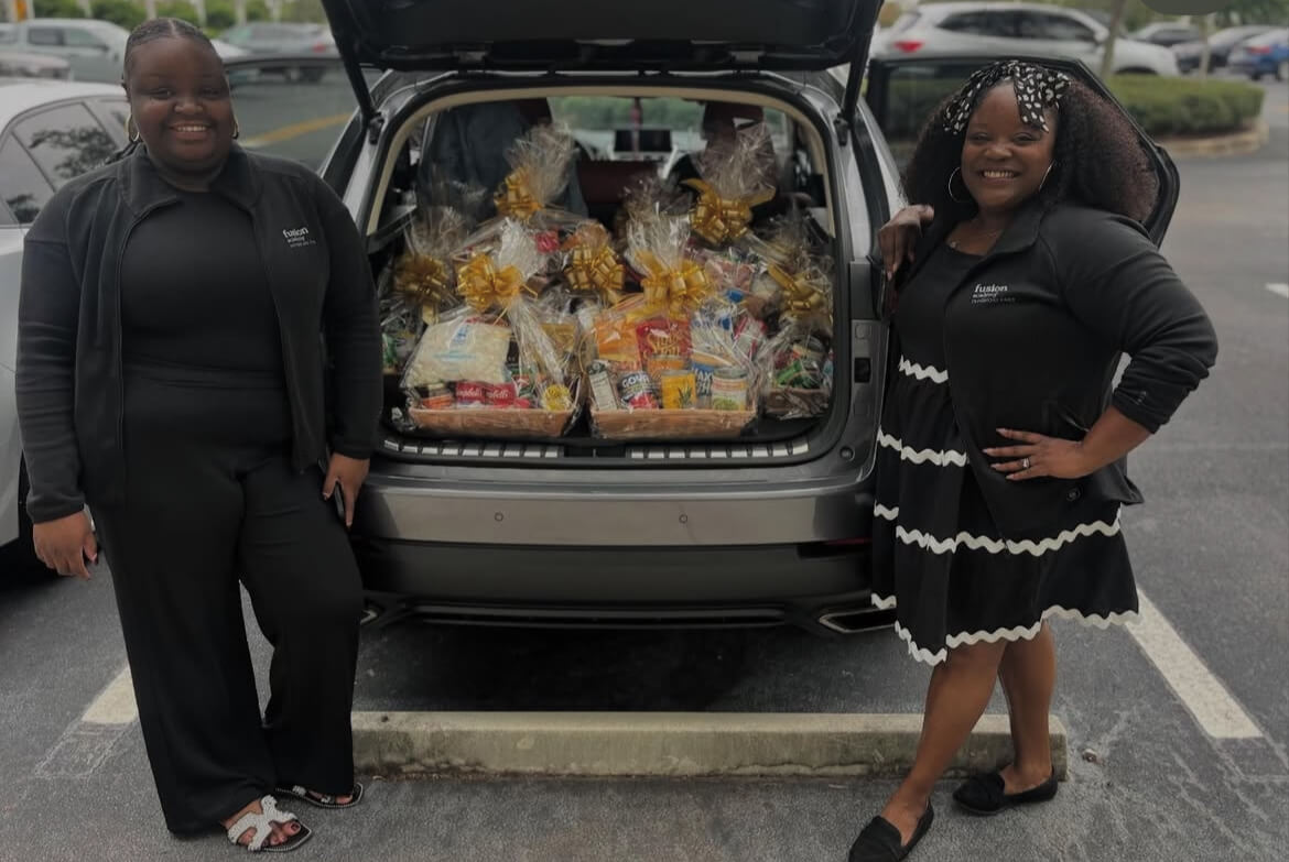 Fusion Academy Students community service