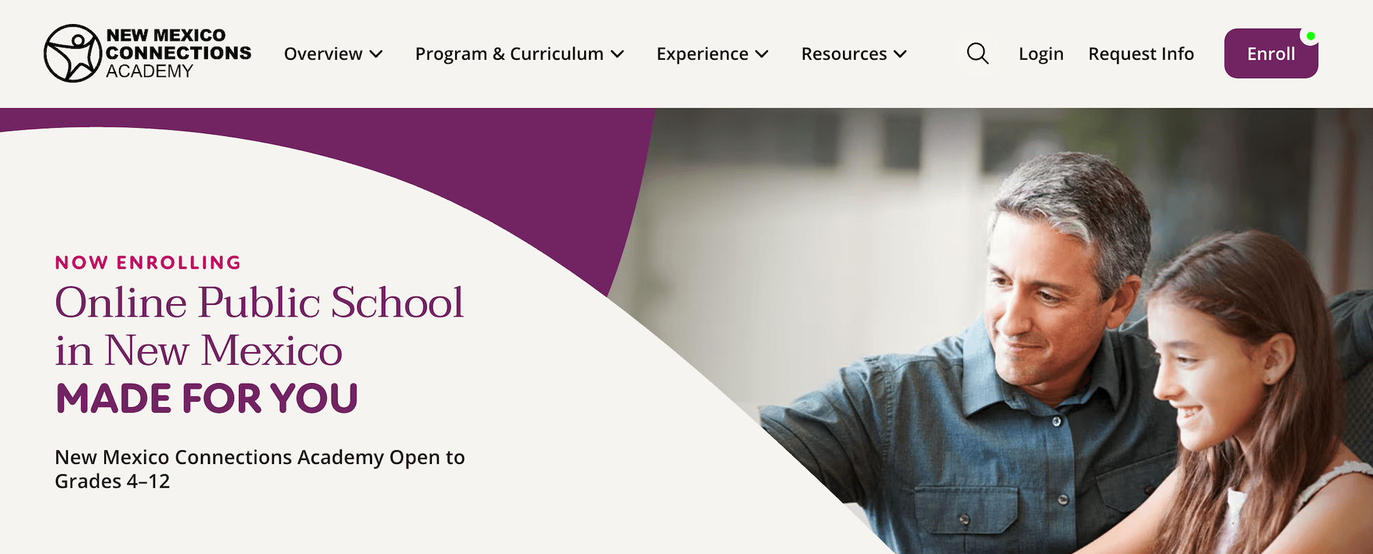 New Mexico Connections Academy homepage: Online public school in New Mexico made for you