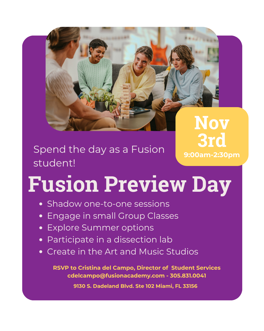 Fusion Preview Day Fusion Academy Fusion preview day fusion academy