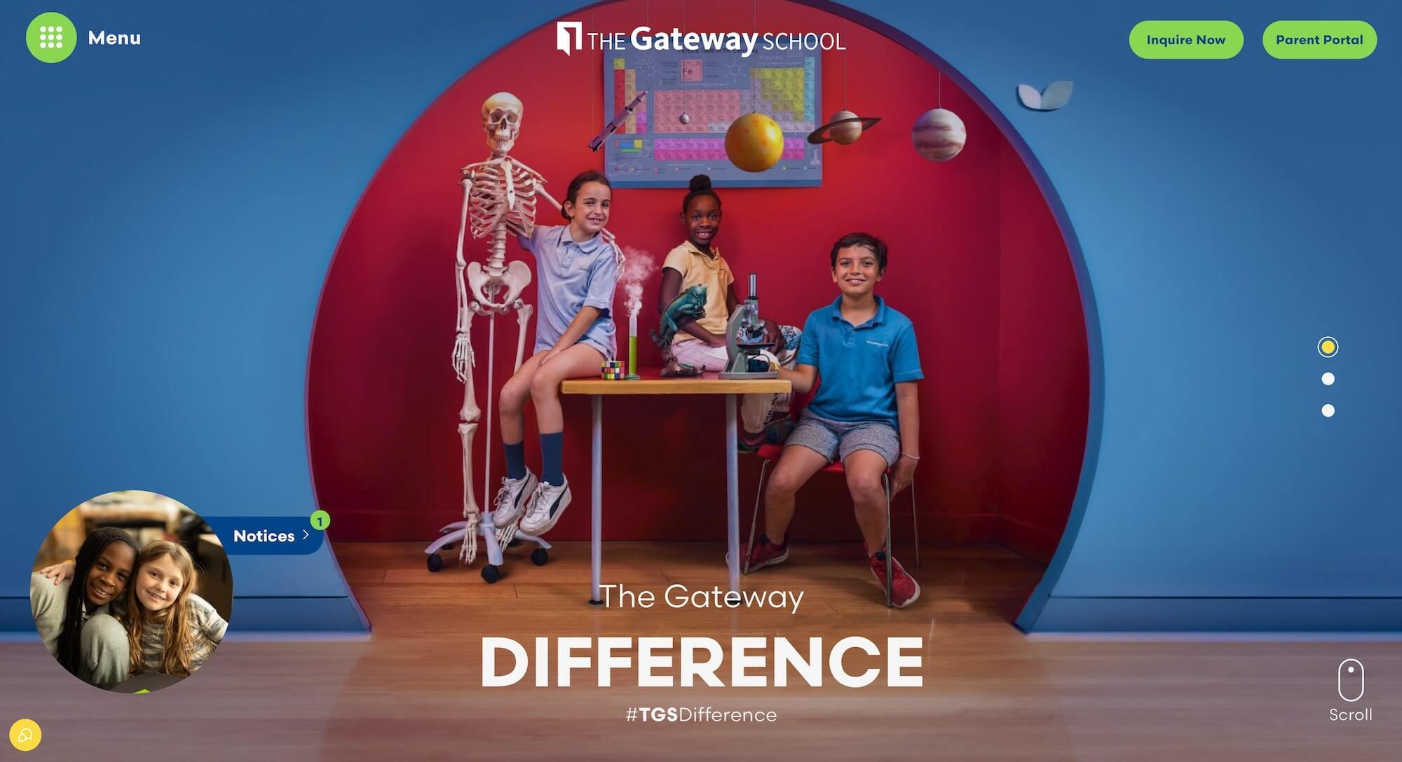 Gateway School homepage: The Gateway Difference
