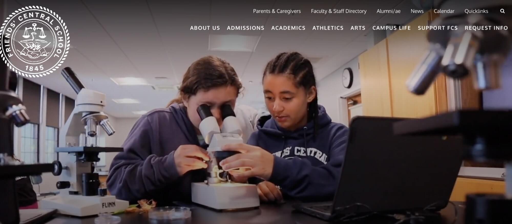 Friends' Central School homepage