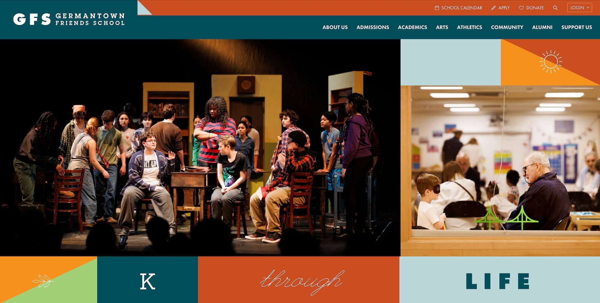 Germantown Friends School homepage: K through Life