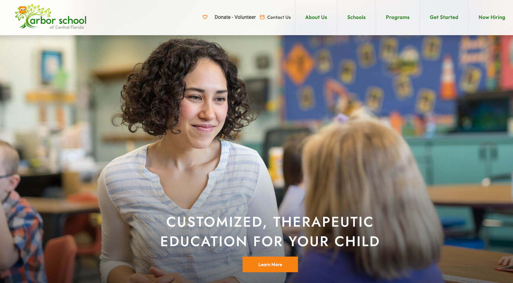 Arbor School of Central Florida homepage: Customized, Therapeutic Education for Your Child