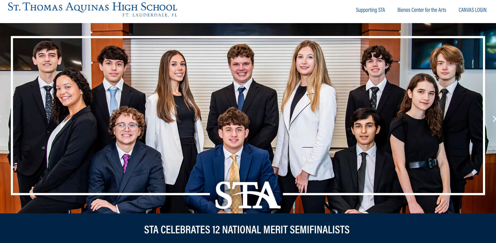 St. Thomas Aquinas High School homepage