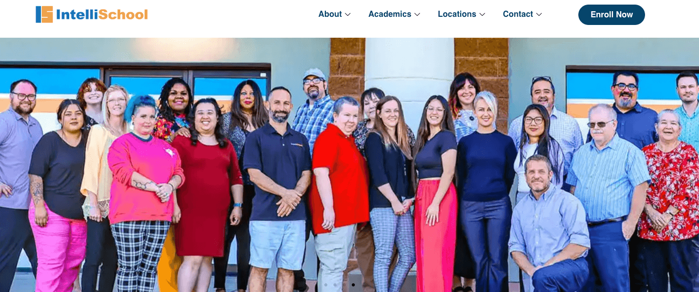 IntelliSchool homepage