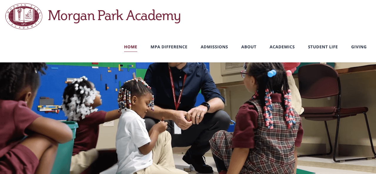 Morgan Park Academy homepage