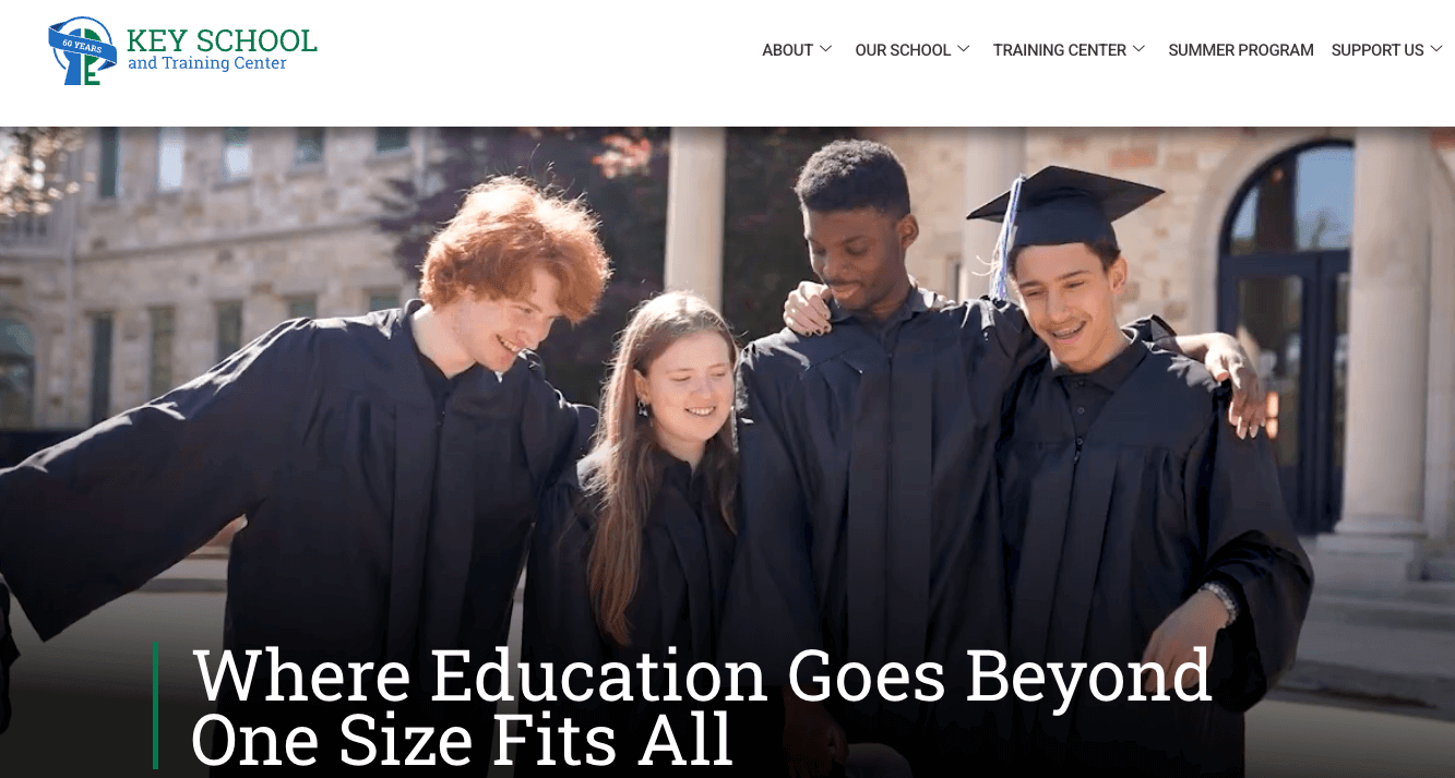 Key School and Training Center homepage