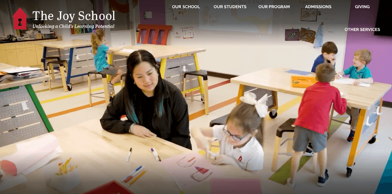 The Joy School homepage