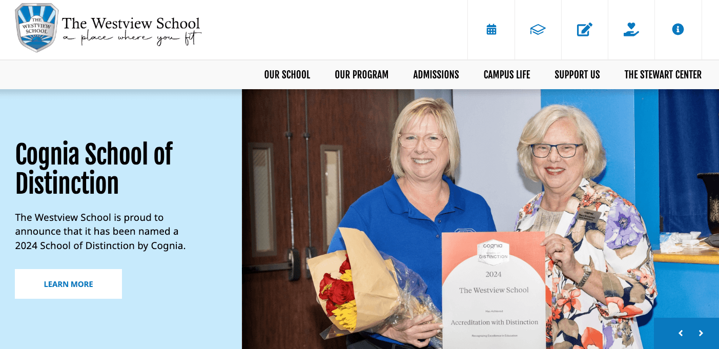 The Westview School homepage