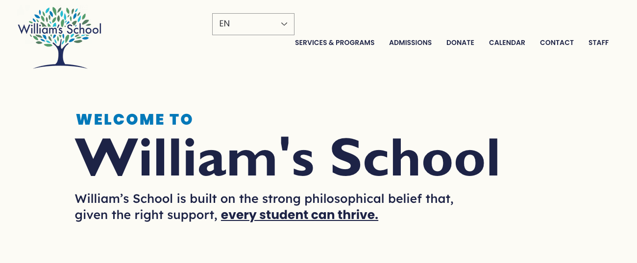 The William's School homepage