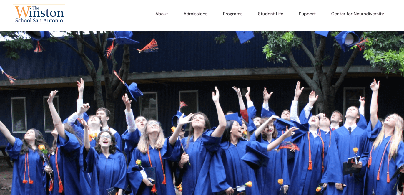 The Winston School homepage