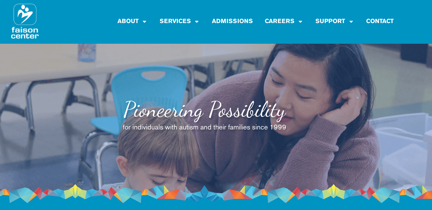 The Faison Center homepage: Pioneering Possibility