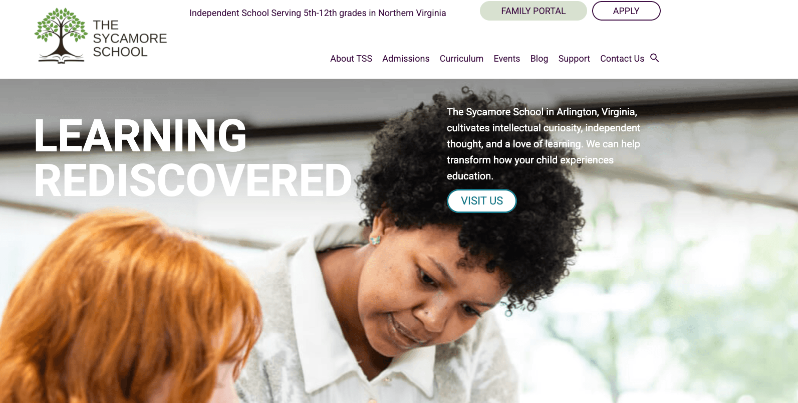 The Sycamore School homepage: Learning Rediscovered