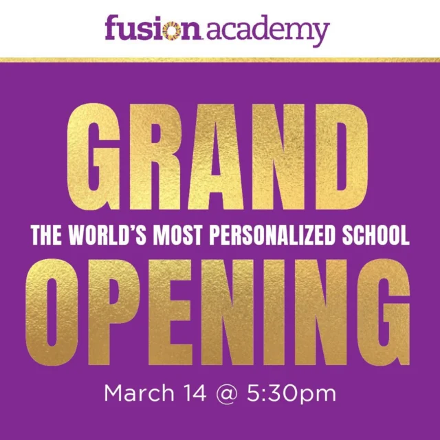 Join us for our Grand Opening party! March 14th at 5:30pm - Food and drinks provided. Join us on campus for an evening of fun and learn more about Fusion!