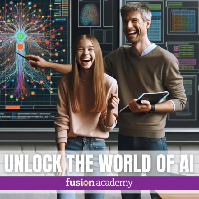 Understanding how to utilize Artificial Intelligence (AI) is quickly becoming an essential skill (we even used it to help make this graphic). Our summer AI courses foster critical thinking, creativity, and ethical understanding, equipping students for their future in a rapidly evolving digital world.
Enroll now!