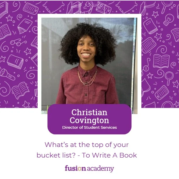 ✨ At Fusion, everything begins with 1-to-1. Our personalized education model works because of the dedicated people behind the scenes who make sure every student feels supported, seen, and set up for success.

👋 Meet Christian Covington – Director of Student Services
Christian leads with a passion for student success, ensuring that every learner has the guidance, resources, and support they need to thrive academically, socially, and emotionally.

💡 Fun Fact: One item on Christian's bucket list is to write a book.

We’re grateful to have Christian on our admin team! 🤩

👉 Stay tuned as we spotlight more of the incredible people who make our 1-to-1 community possible!

#OneToOne #LoveMotivateTeach #FusionDenver #FusionDenverAdmin