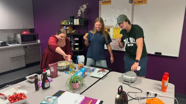 Waffle day on campus today! 🧇🧇🧇🧇❤️