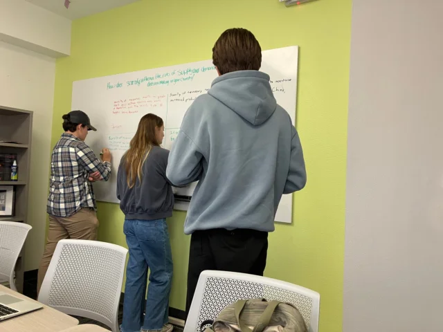🖊️✨ Hands-On Learning at Fusion SB! ✨🖊️
In a world where so much schoolwork lives on computers 💻, it’s refreshing to switch things up! Here, some of our awesome seniors are taking to the whiteboard to tackle their classwork.
It’s always so fun to see the energy shift when learning gets hands-on — collaboration, creativity, and teamwork really come alive on campus. 💡🤝 The room was buzzing with good vibes and great ideas, and we couldn’t be prouder of the way our students support one another while they learn.
Way to go, seniors — keep shining and leading the way! 🌟

#FusionSantaBarbara #FusionAcademy #SantaBarbaraStudents #StudentSpotlight #HandsOnLearning #CollaborativeLearning #WhiteboardWork #FusionFamily #SantaBarbaraEducation