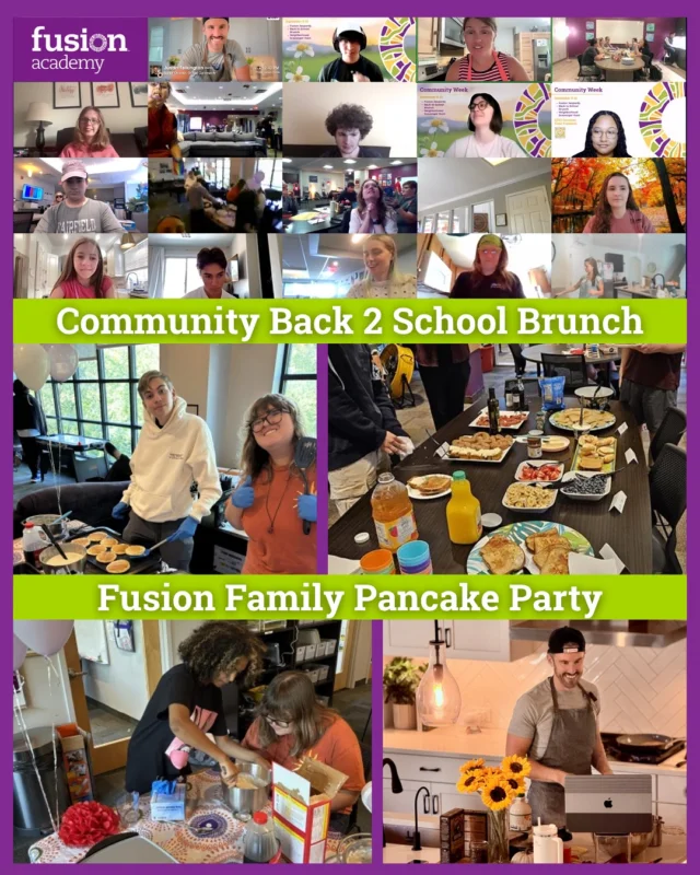 Distance didn’t stop us from sharing syrup, stacks, and smiles. 🥞💜 Our Global Community gathered online for pancakes and trivia, reminding us that community isn’t about where you are—it’s about who you share it with. 🌍✨ 

#GlobalCommunity #Stacked #BetterTogether #Online #Connection #FusionAcademy