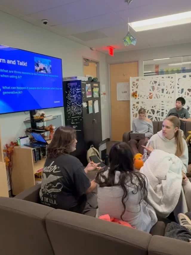 Today’s monthly workshop focused on AI and how to use it thoughtfully and responsibly.
Our students asked great questions, and explored how this rapidly evolving technology can support creativity, critical thinking, and learning.
AI is here to stay and helping students navigate it with curiosity and integrity is an important part of preparing them for the future. 🌱💡
#SchoolLife #LearningJourney #FutureReady #EducationMatters #StudentEngagement #TechInEducation #AIEducation #GrowingTogether #CuriousMinds #21stCenturyLearning