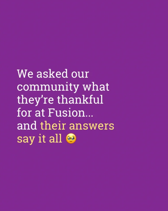 Serving up some Fusion gratitude this Thanksgiving 💜🥧

Tell us in a comment what you're thankful for about your Fusion experience!

#fusionacademy #thanksgiving