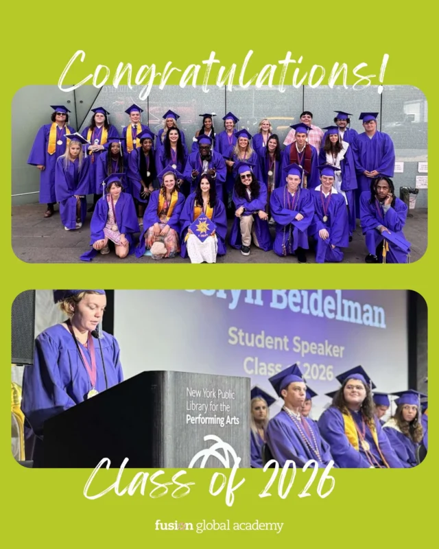 Our 2026 NYC Graduation Ceremony did not disappoint! 🎓🗽✨

What a beautiful day celebrating our seniors and getting to meet them and their loved ones face to face. We are so proud of everything this class has accomplished. 

There is nothing like coming together in person and this day reminded us exactly why we do it. The hugs, the laughs, the memories made face to face... absolutely priceless. 

To our graduates: we cannot wait to see what's next for you. The world is yours. 🌍

Con(grad)ulations!!🎓💜

We're a fully virtual school that comes together in person every year for moments just like this. If you want to learn more, the link is in our bio! 🔗
#GraduationCeremony #ClassOf2026 #FusionGlobalAcademy